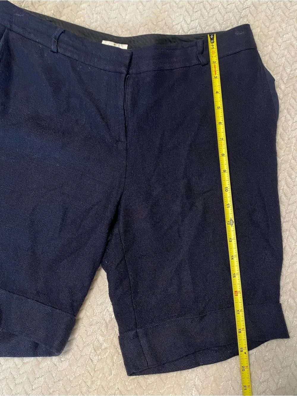 kate spade Navy Cuffed Bermuda Shorts